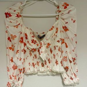 Zara Floral Top